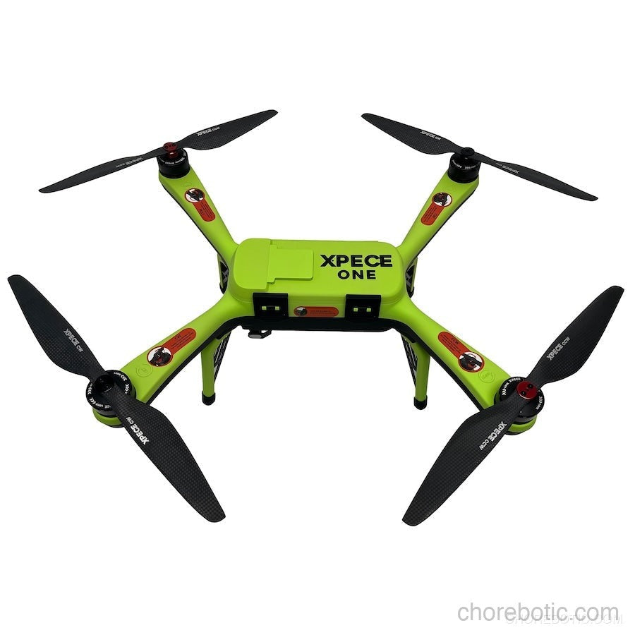 Xpece ONE fishing drone with remote controller and accessories, designed for fish detection and aerial fishing assistance.