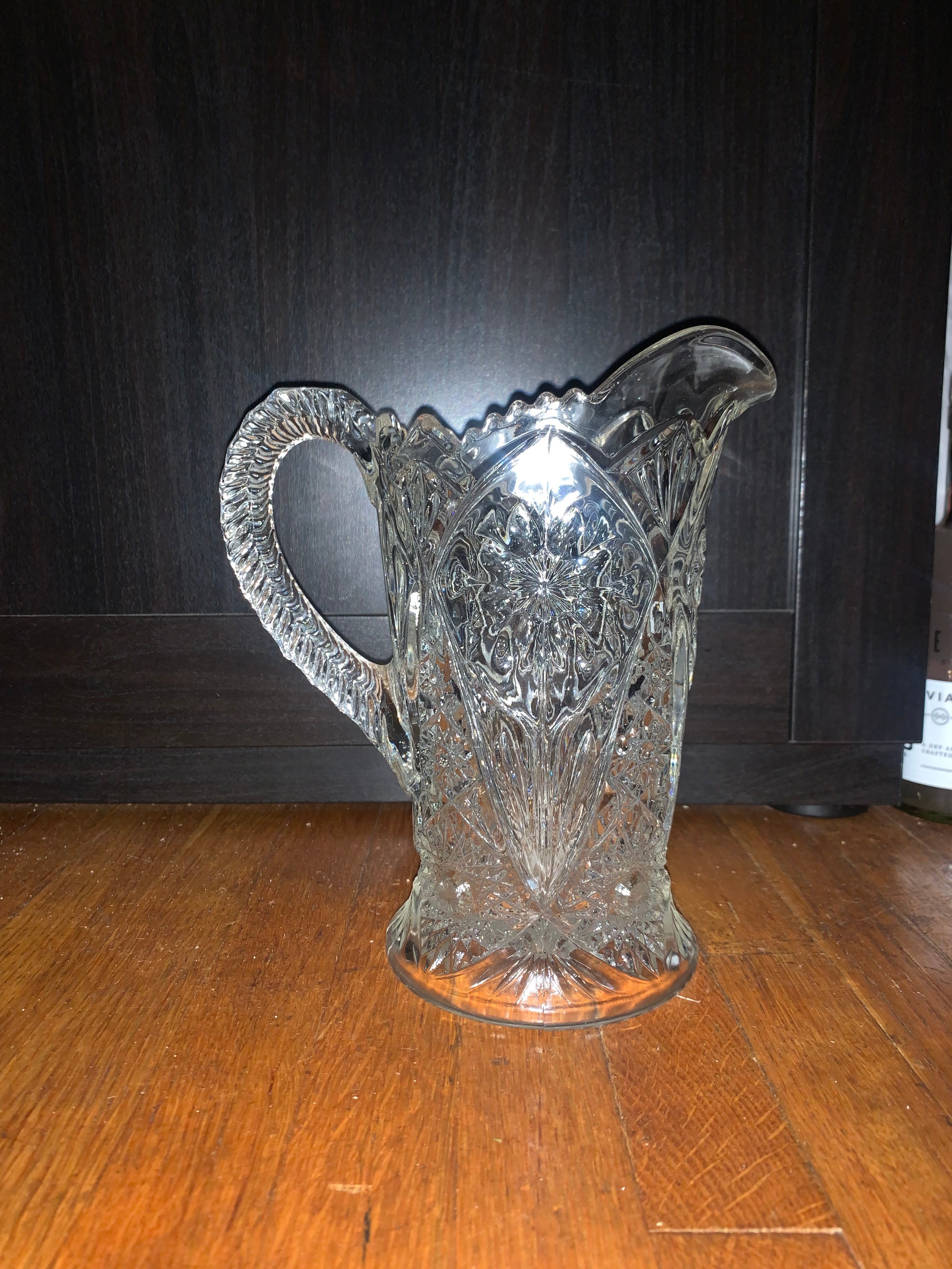 X Glass Water Pitcher