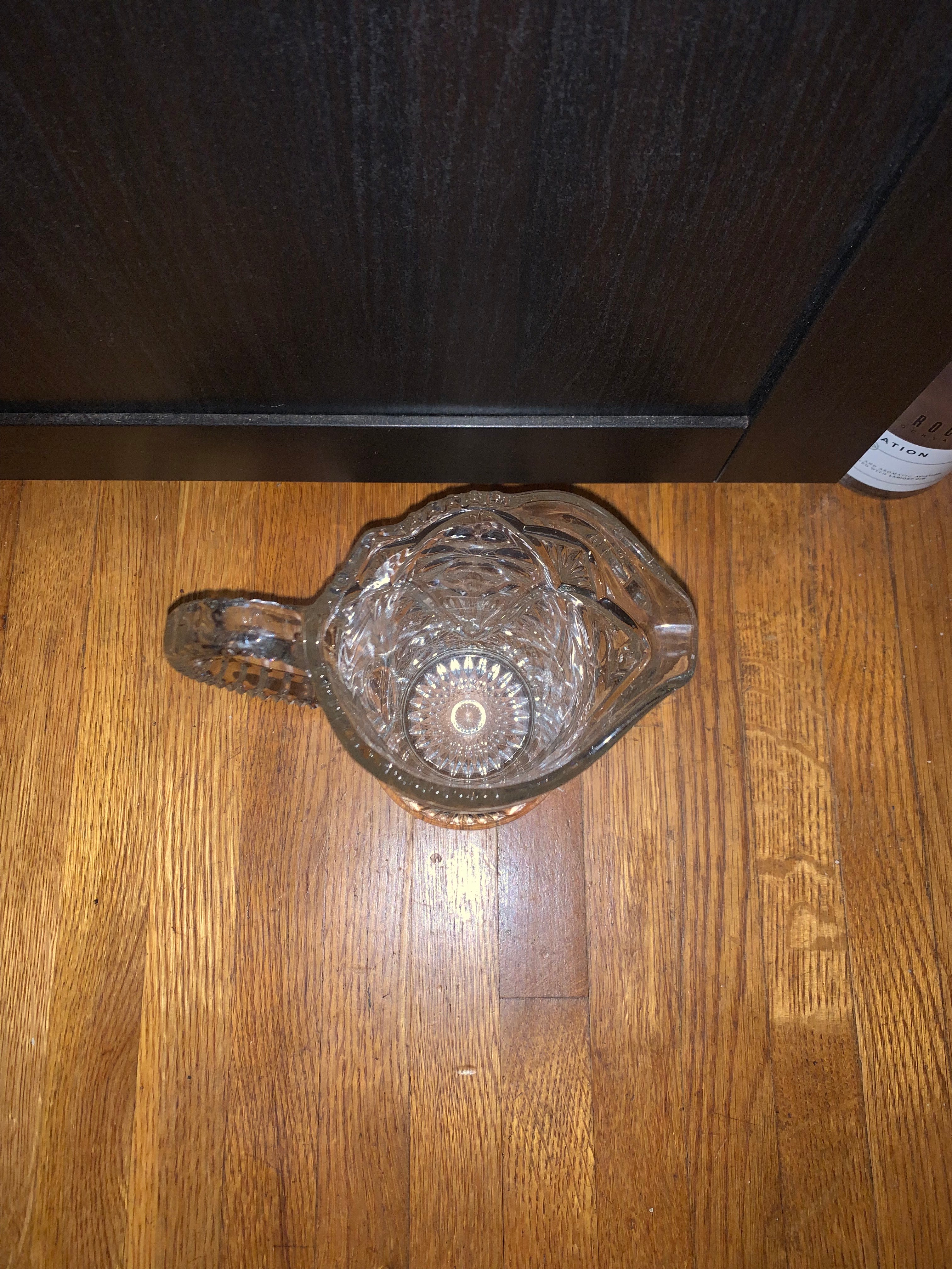 X Glass Water Pitcher