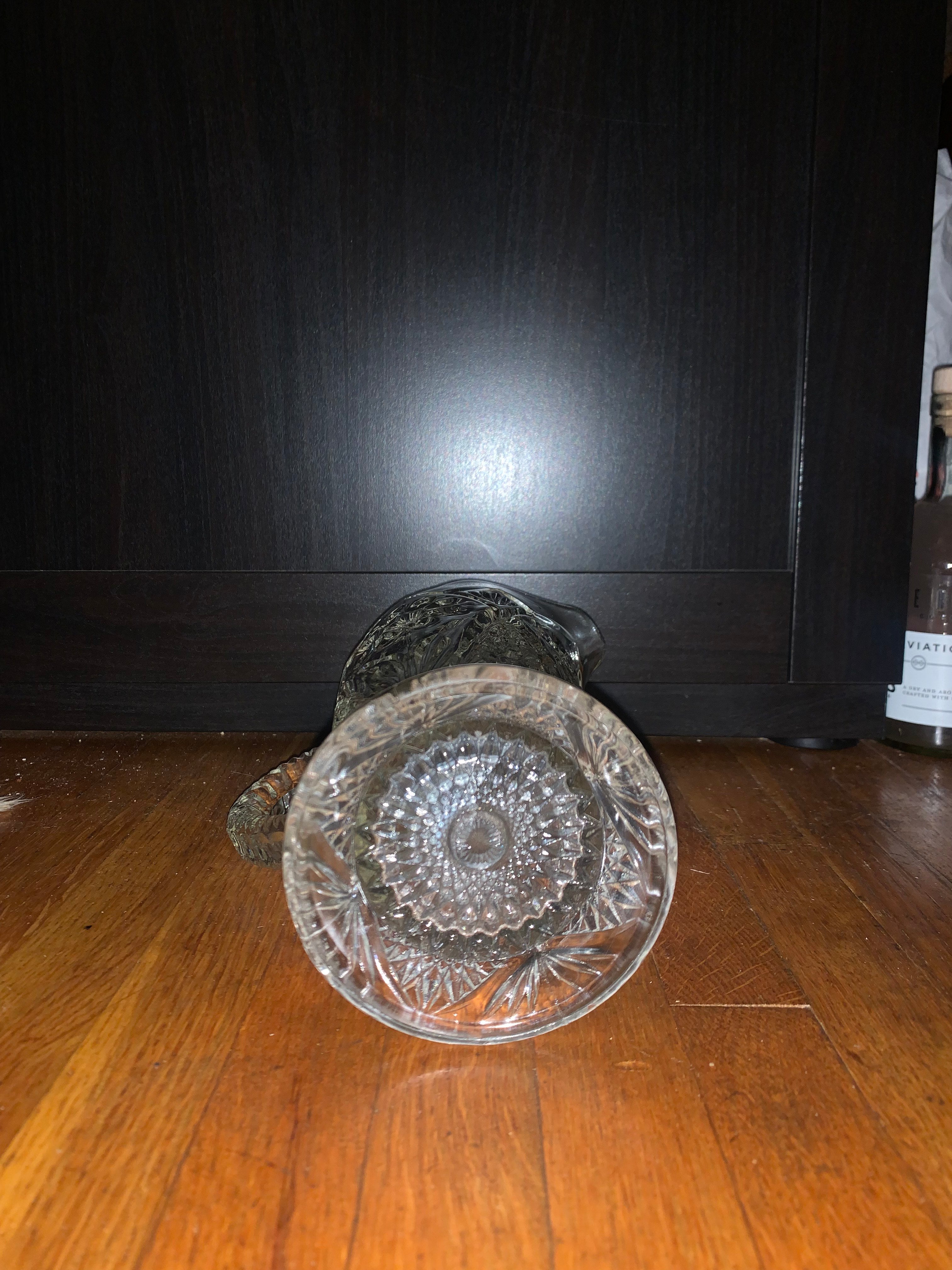 X Glass Water Pitcher