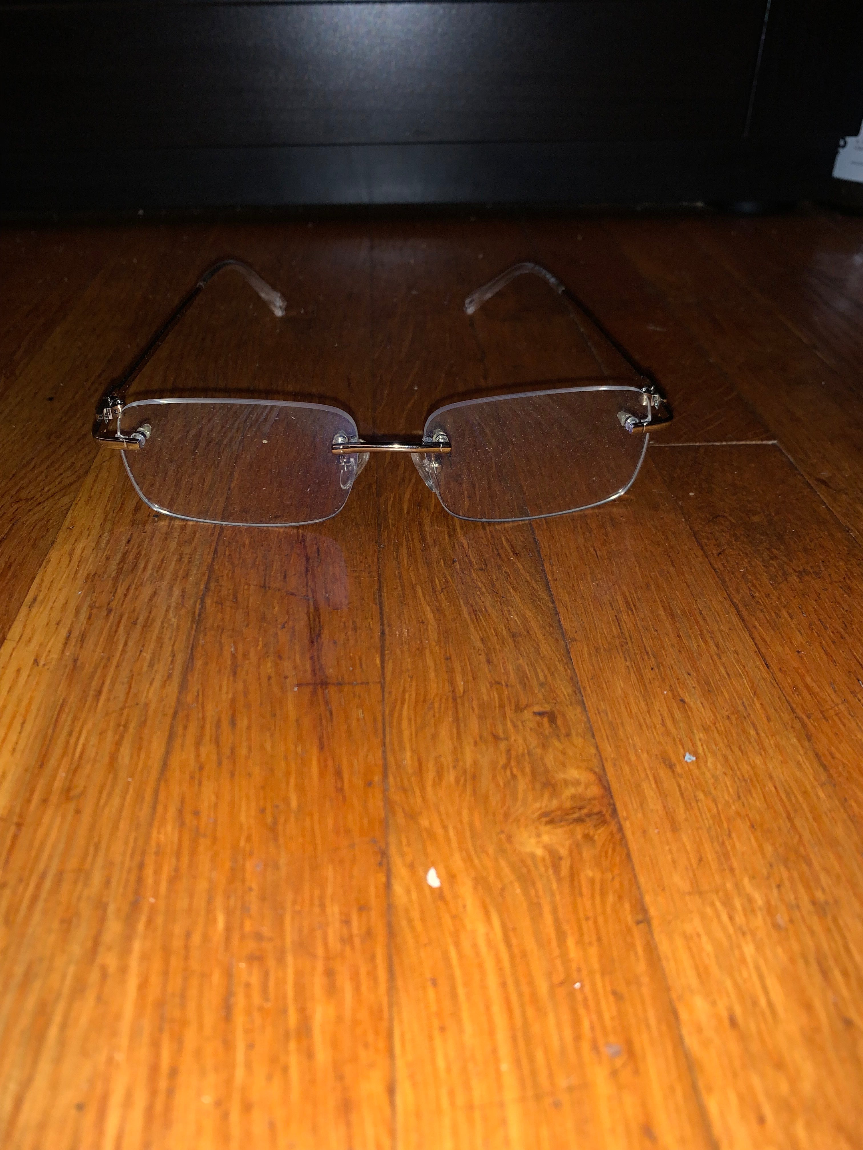 X Blue Light Rimless Glasses