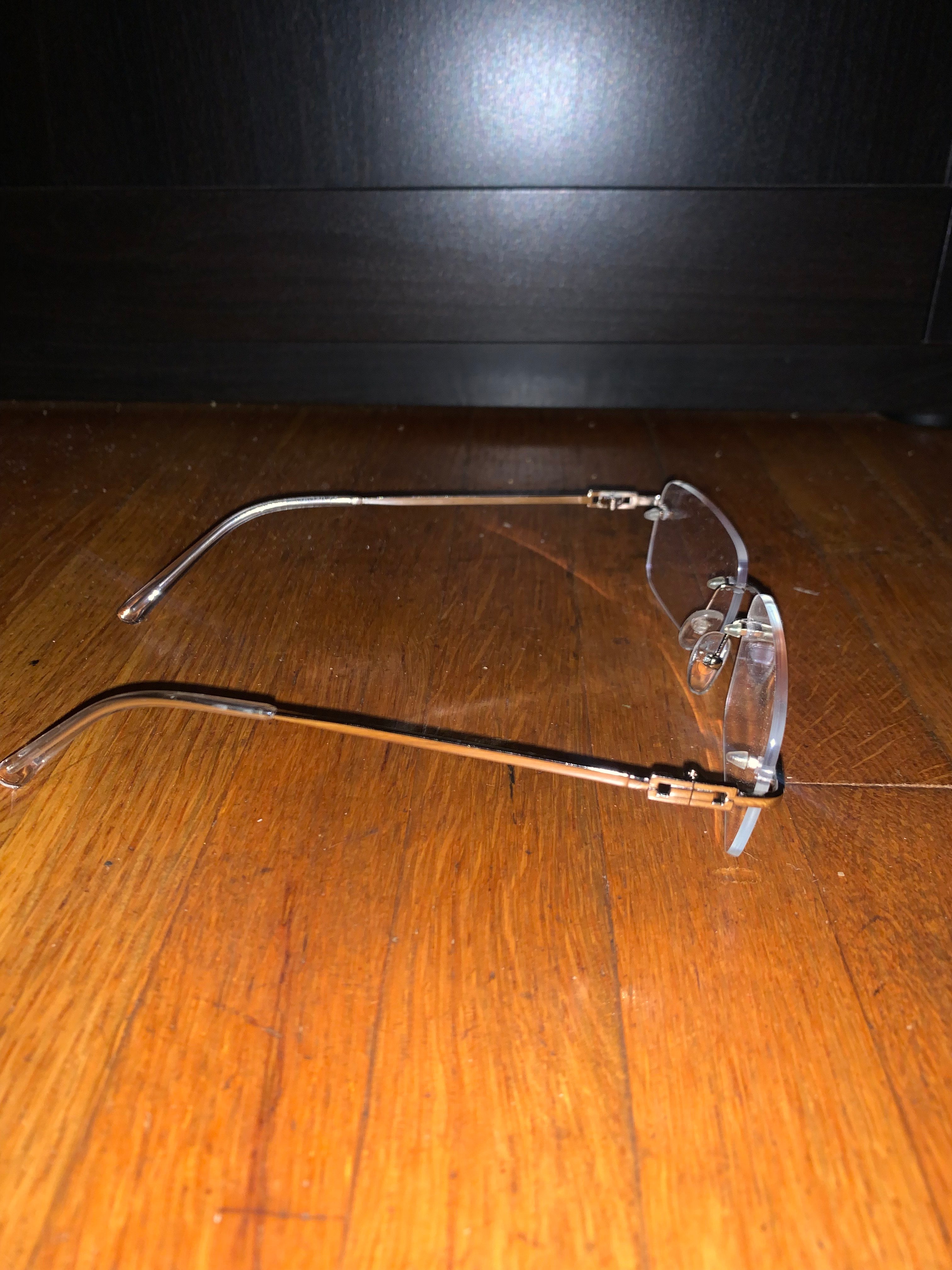 X Blue Light Rimless Glasses