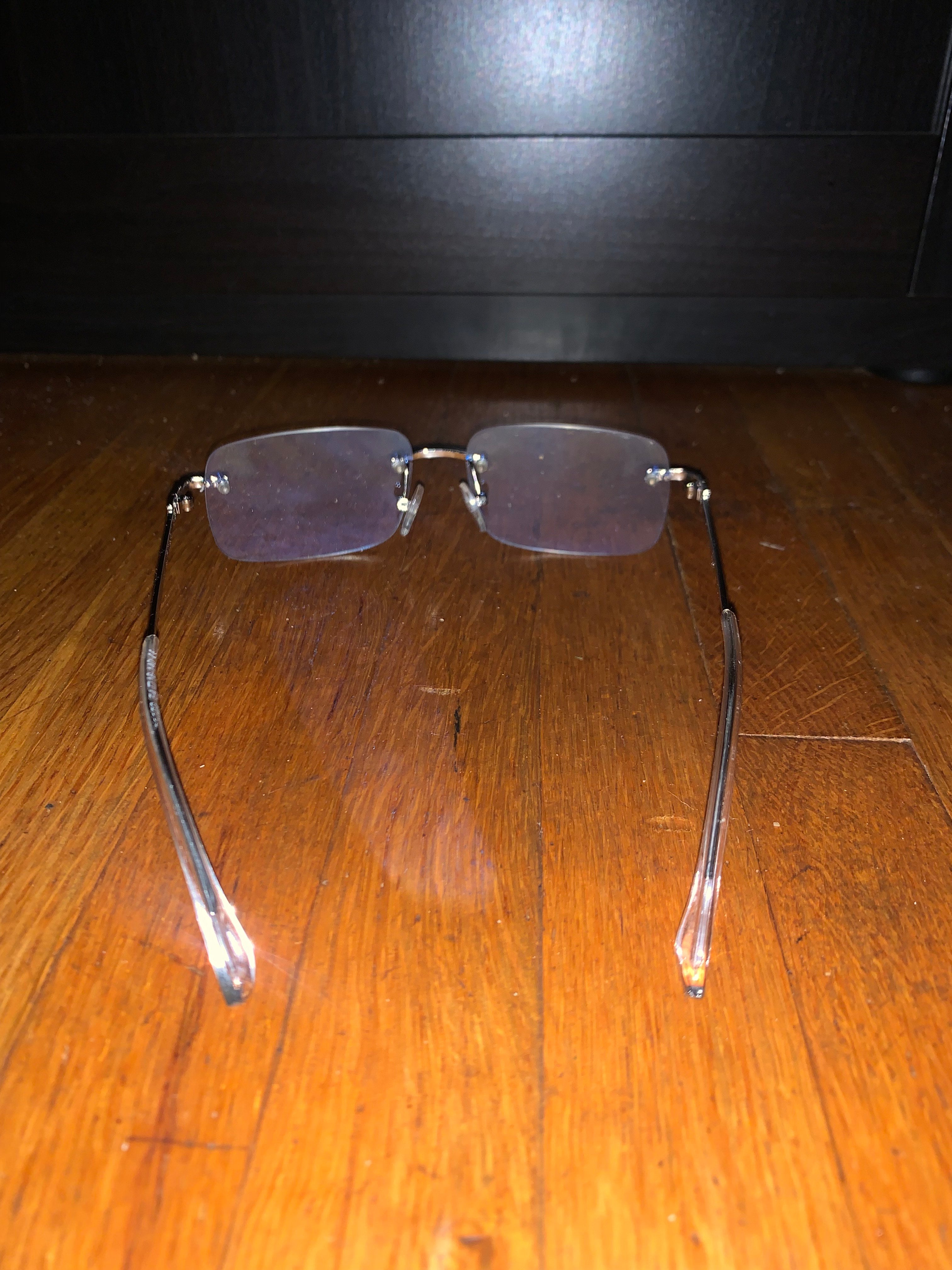 X Blue Light Rimless Glasses