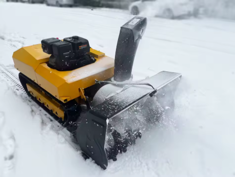 Remote-controlled Snow Plow Robot Snow Clearing Machine Snow Lawn Mower For Agricultural Machinery Self Propelled