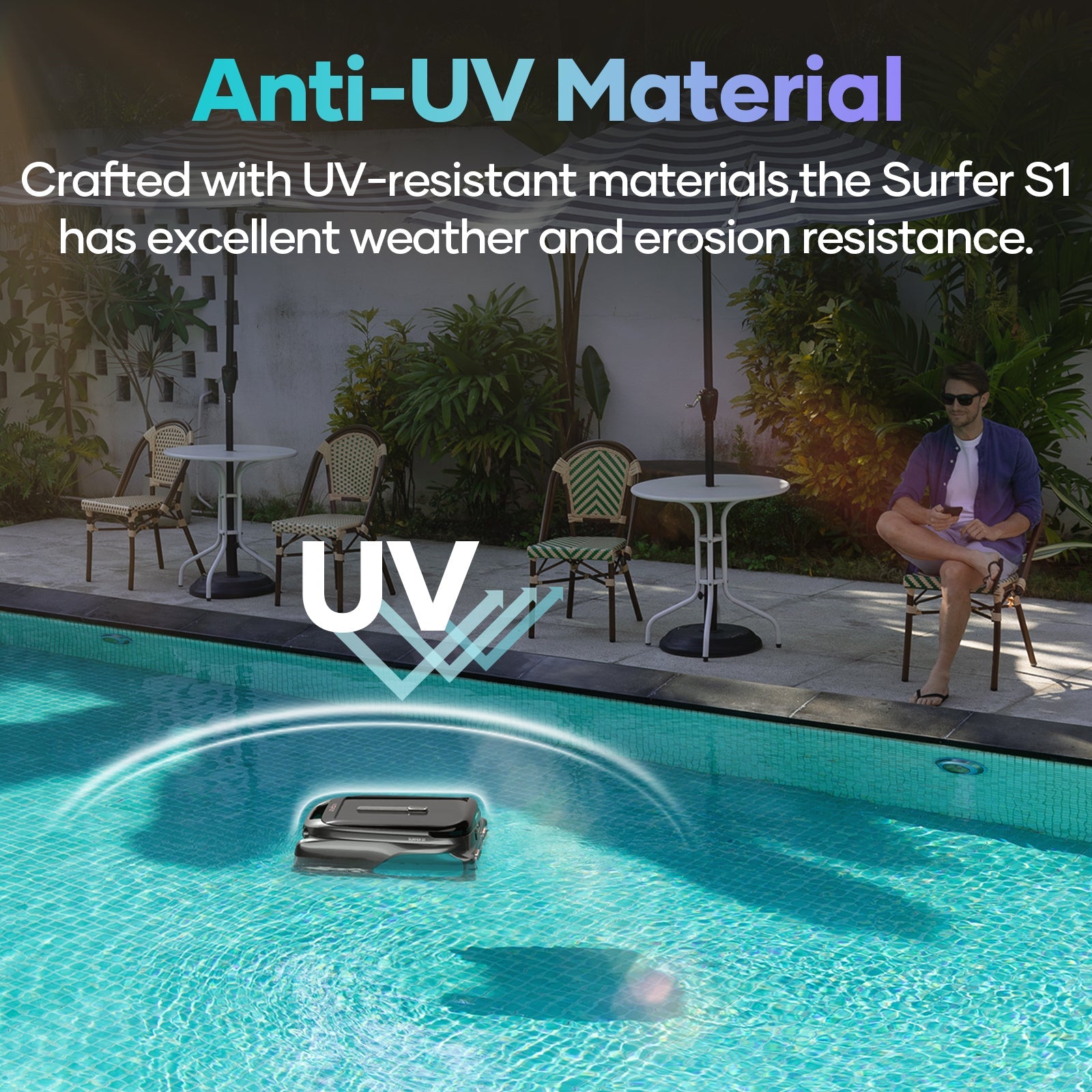 Aiper Surfer S1 Cordless Robotic Pool Skimmer