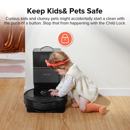 Roborock Q8 Max+ Robot Vacuum and Mop with Auto-Empty Dock