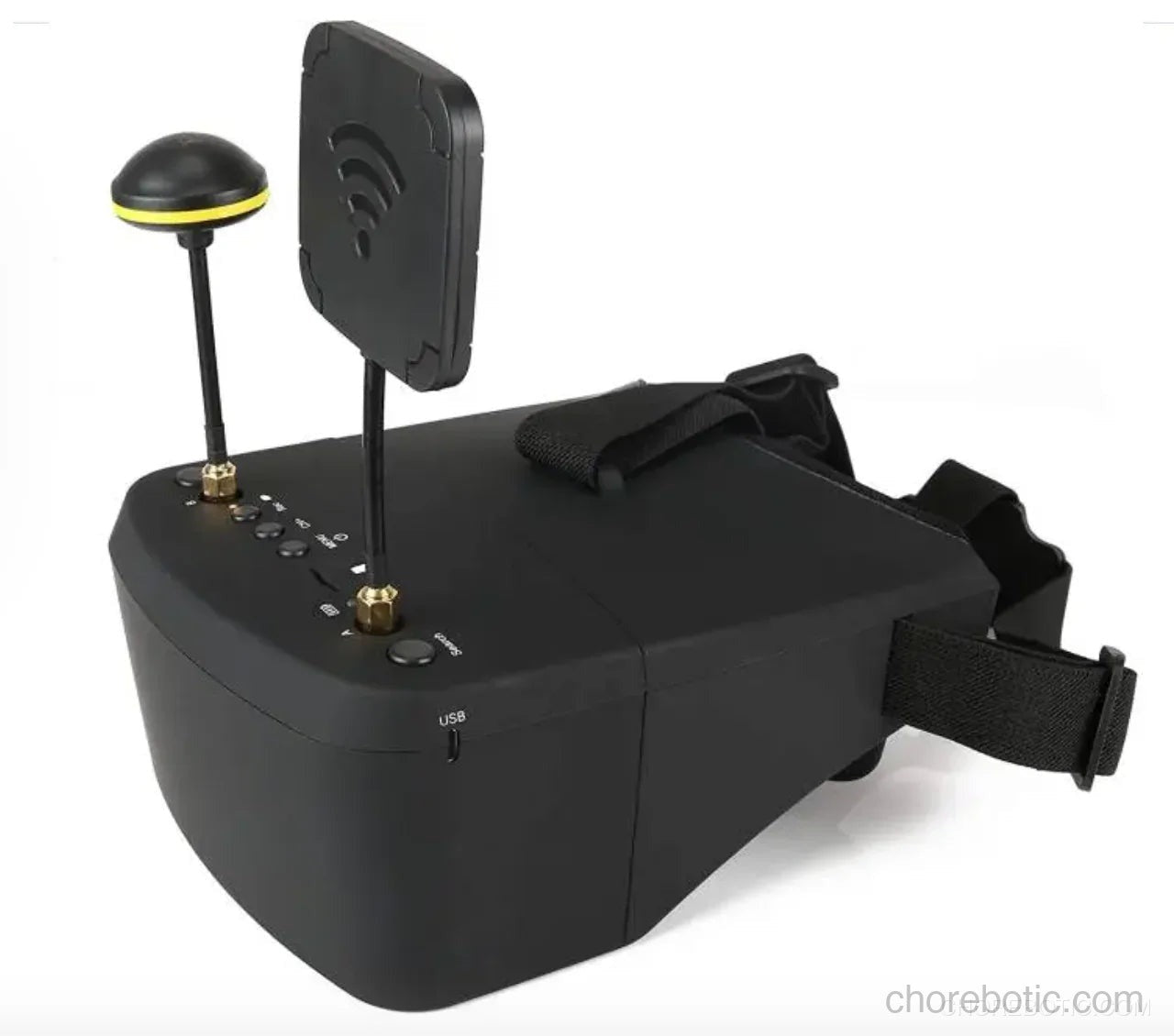Xpece 5.8GHz video goggles accessory with adjustable head strap, compatible with Xpece drones for immersive FPV flying.