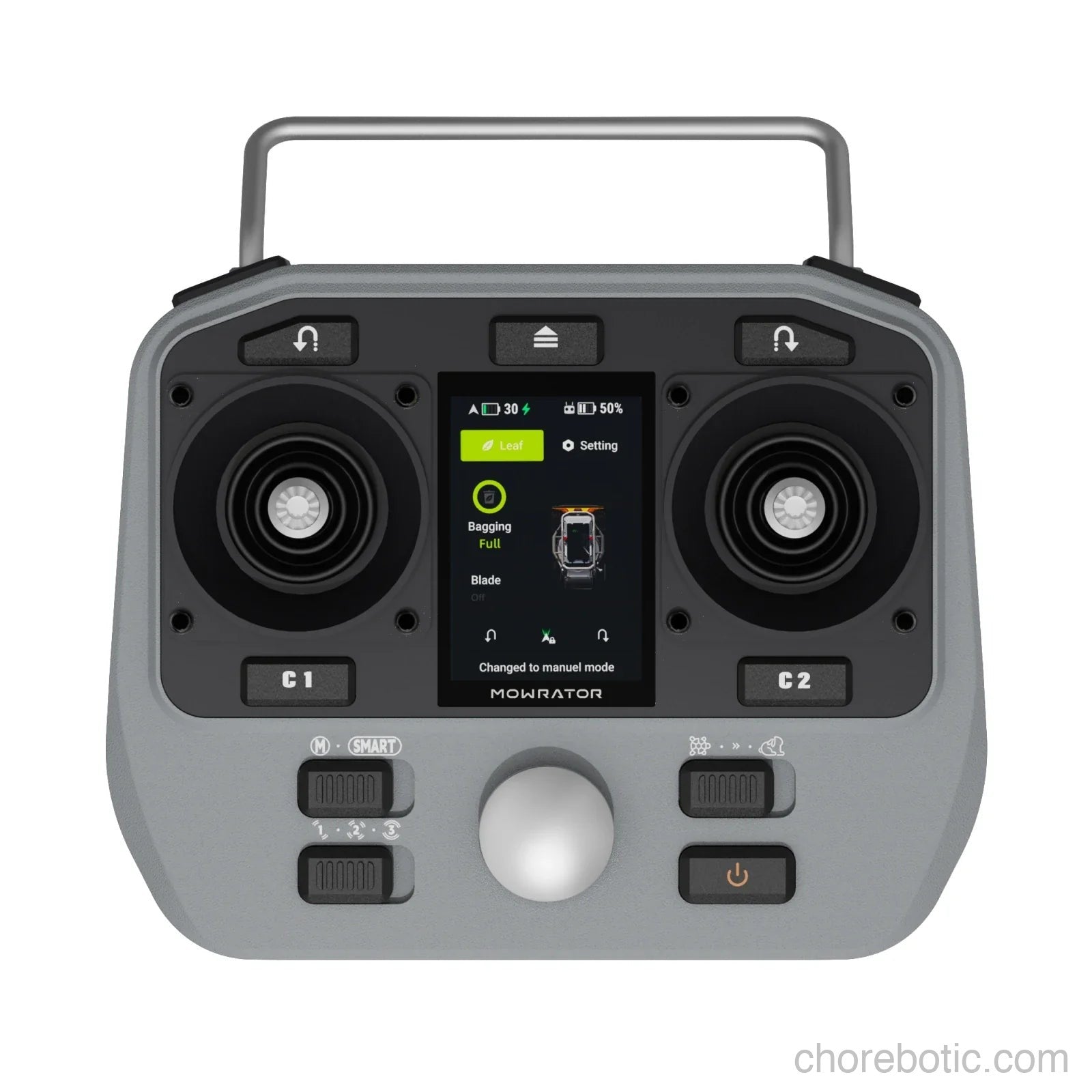 MOWRATOR Mowrator S1 remote controller with buttons and display for easy device operation