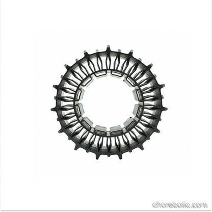MOWRATOR deformable tires accessory designed for 100% slope, featuring flexible rubber tires for off-road or steep incline use.
