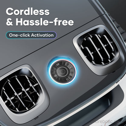 Aiper Scuba N1 Pro cordless robotic pool cleaner cleaning a swimming pool with sleek design and flexible movement.