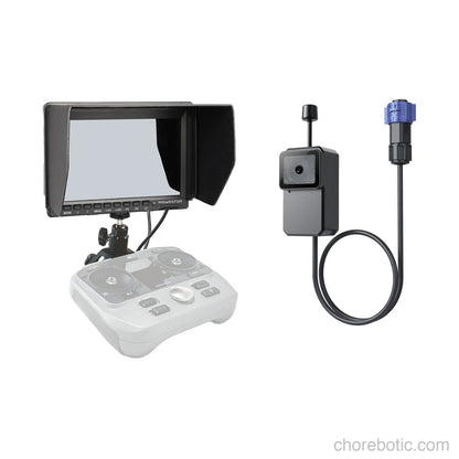 MOWRATOR MOWFUN FPV drone with sleek black frame, camera, and propellers for first-person view flying.