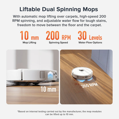 Roborock Qrevo Curv S5X Robot Vacuum with Multifunctional Dock 3.0