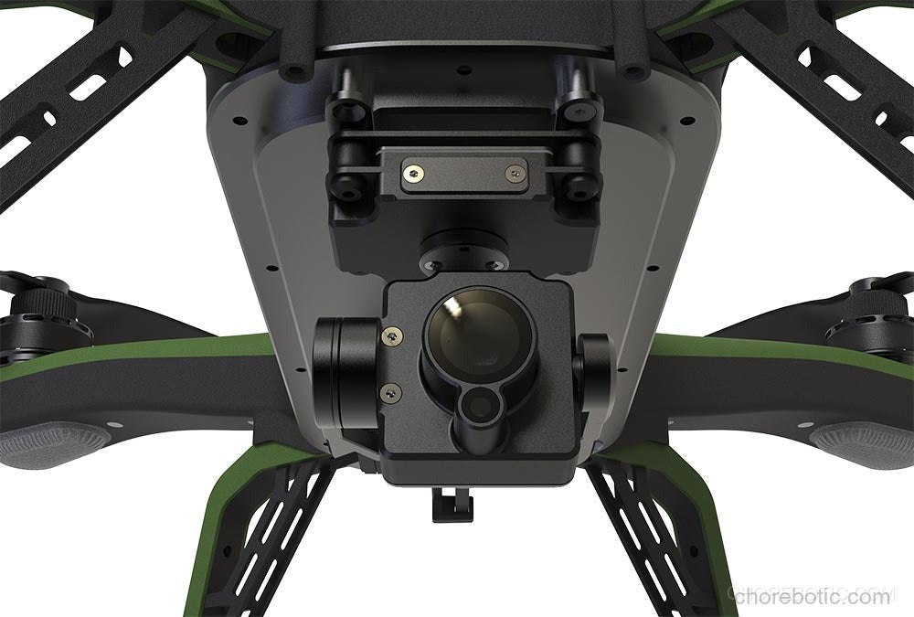 Xpece ONE fishing drone flying outdoors with remote controller, showcasing its compact design and aerial camera for fishing trips.