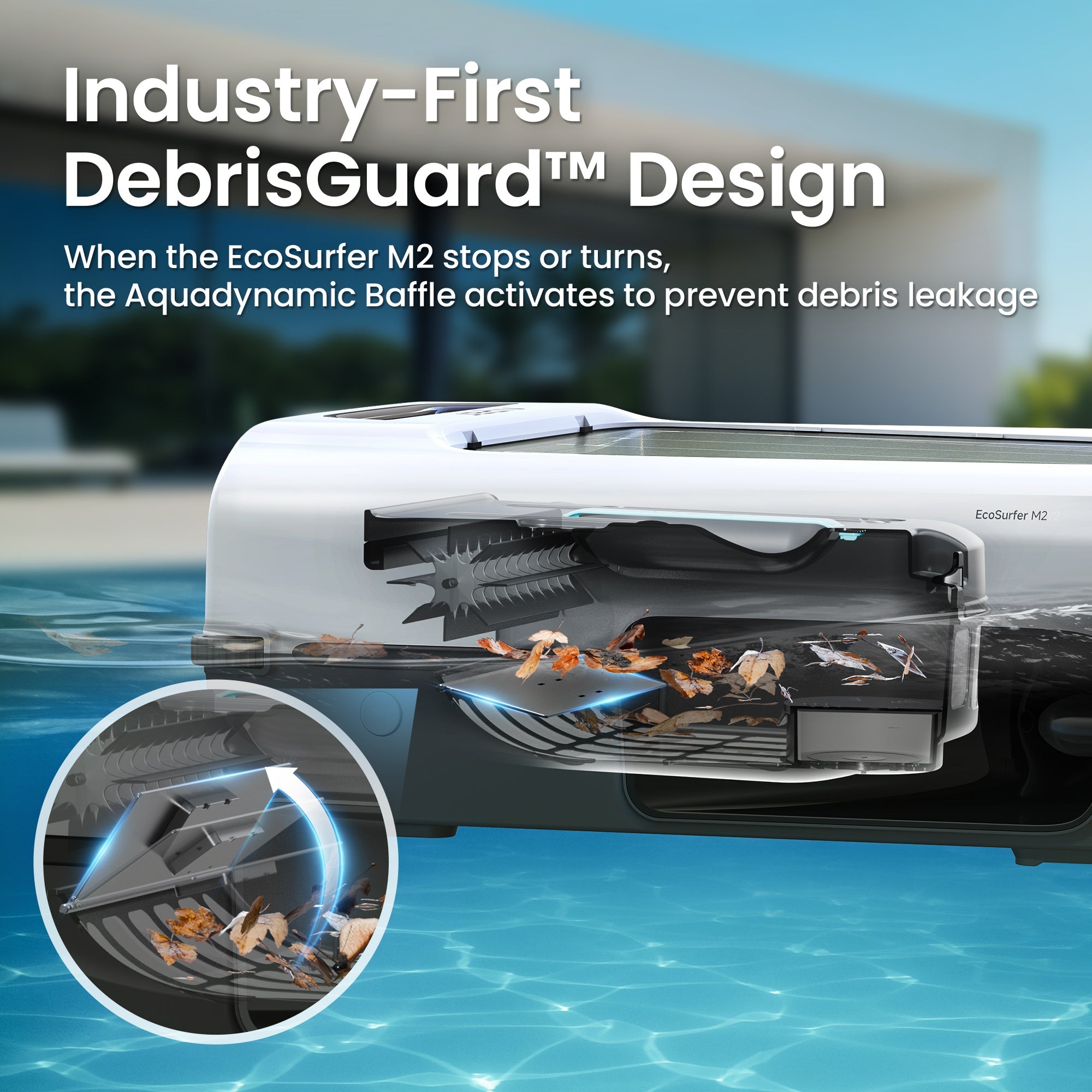Aiper EcoSurfer M2 Cordless Robotic Pool Skimmer