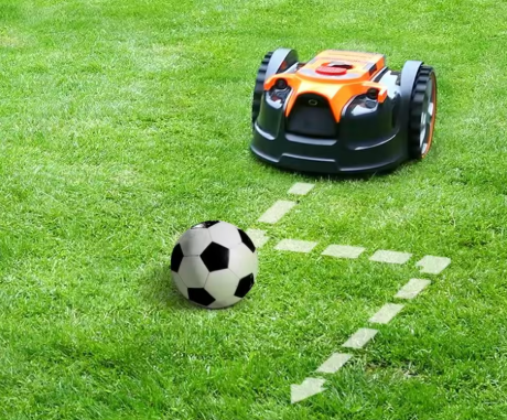 Robot Lawn Mower Perimeter Wire Free Robotic for Small Yards up