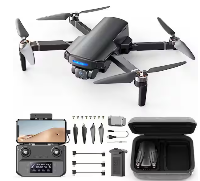 4K UHD Camera GPS Drone Foldable FPV RC Quadcopter with Brushless Motor 10000 ft. Control Range Smart Return Home