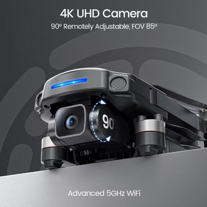 4K UHD Camera GPS Drone Foldable FPV RC Quadcopter with Brushless Motor 10000 ft. Control Range Smart Return Home