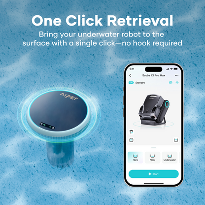 Aiper Scuba X1 Pro Max Cordless Robotic Pool Cleaner