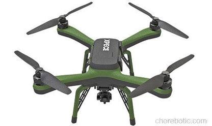Xpece ONE fishing drone flying outdoors with a camera mounted, designed for aerial fishing and outdoor exploration.